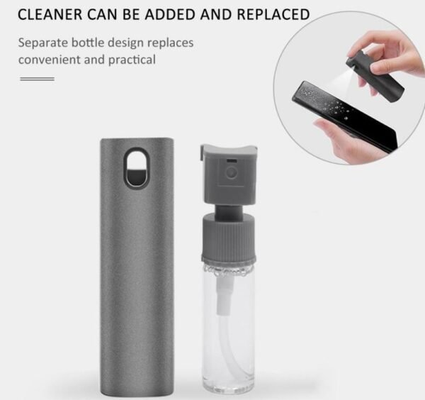 Phone Computer Screen Cleaner Dust Removal Microfiber Cloth Set 2 in 1