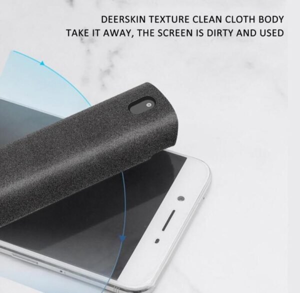 Phone Computer Screen Cleaner Dust Removal Microfiber Cloth Set 2 in 1