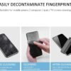 Phone Computer Screen Cleaner Dust Removal Microfiber Cloth Set 2 in 1
